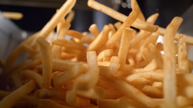 Video Reference: Junk food, French fries, Fried food, Fast food, Dish, Food, Side dish, Cuisine, Comfort food, Cheese fries, Person