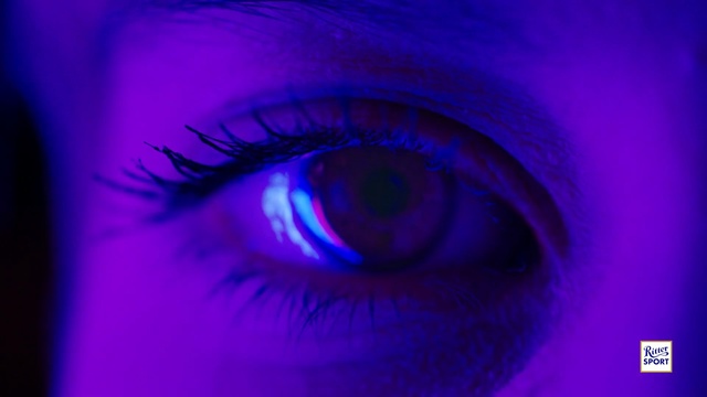 Video Reference: Blue, Violet, Purple, Eye, Eyelash, Electric blue, Organ, Iris, Close-up, Eyelash extensions
