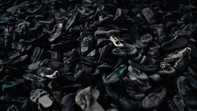 Video Reference: Black, Footwear, Waste, Metal, Shoe, Pattern, Scrap, Crowd