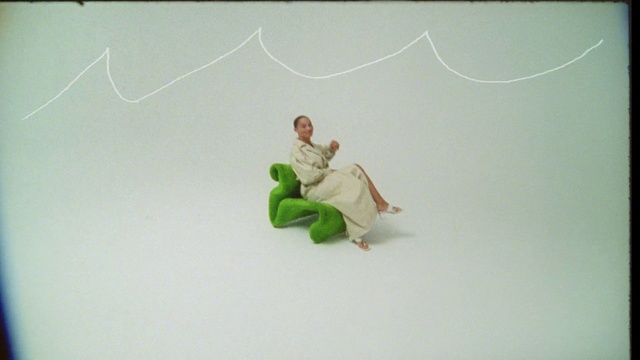 Video Reference: Green, Figurine, Sitting, Animation, Stock photography, Fictional character, Illustration