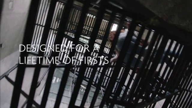 Video Reference: Iron, Metal, Font, Architecture, Monochrome, Ceiling, Black-and-white, Steel