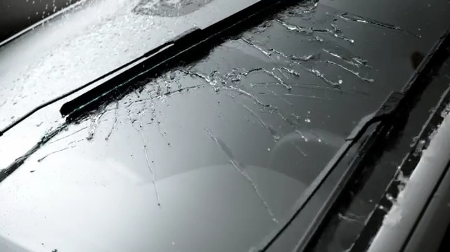 Video Reference: Windshield, Windscreen wiper, Glass, Auto part, Automotive design, Automotive window part, Hood, Automotive exterior, Window, Vehicle door
