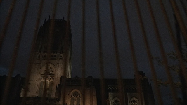 Video Reference: Place of worship, Holy places, Architecture, Gothic architecture, Cathedral, Medieval architecture, Building, Darkness, Sky, Church