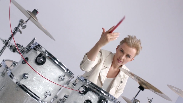 Video Reference: Musical instrument, Drums, Drummer, Drum, Electronic drum, Electronic instrument, Ceiling