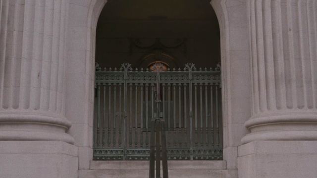 Video Reference: structure, arch, building, window, facade, gate, door, column, medieval architecture, symmetry, Person