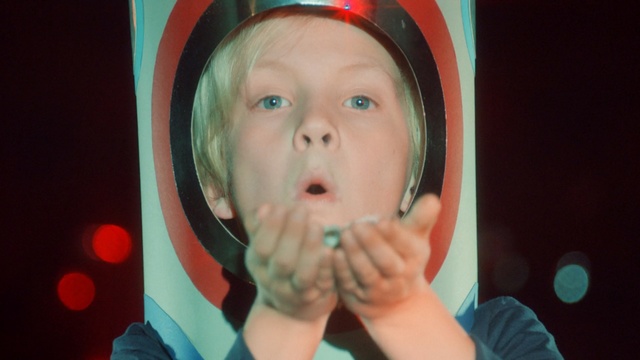 Video Reference: red, face, skin, nose, child, cheek, eye, hand, girl, fun, Person