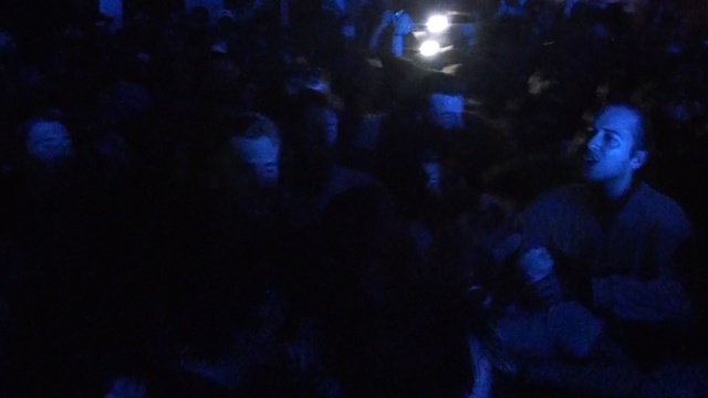 Video Reference: Blue, Cobalt blue, Light, Nightclub, Darkness, Performance, Crowd, Music venue, Purple, Audience, Person