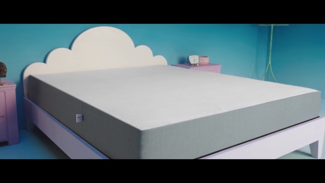 Video Reference: Bed, Mattress, Furniture, Bed frame, Product, Box-spring, Mattress pad, Bedding, Architecture, Room