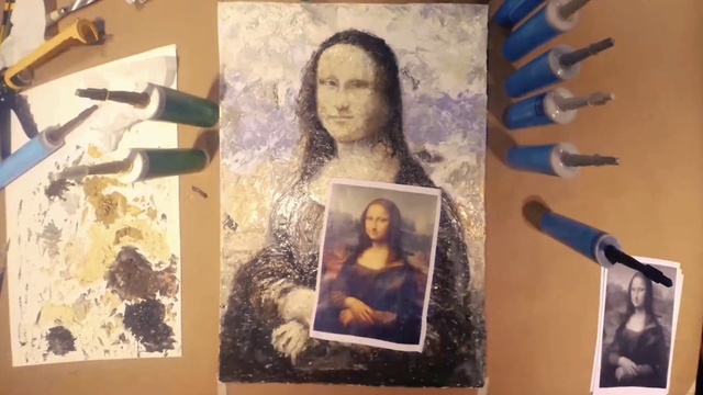 Video Reference: Art, Portrait, Photography, Room, Visual arts, Painting, Selfie, Modern art, Collection, Person