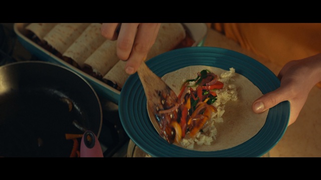 Video Reference: dish, cooking, food, cuisine, meal, cookware and bakeware, service, recipe, wok, Person