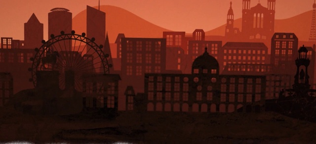 Video Reference: Landmark, Atmospheric phenomenon, Sky, Red, City, Morning, Urban area, Human settlement, Wall, Architecture