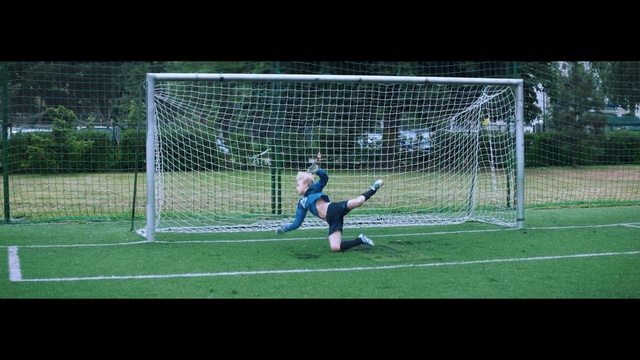 Video Reference: Player, Goal, Sports equipment, Football, Net, Ball game, Goalkeeper, Team sport, Soccer player, Grass