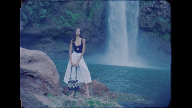 Video Reference: water, blue, nature, body of water, waterfall, beauty, water feature, photography, girl, watercourse
