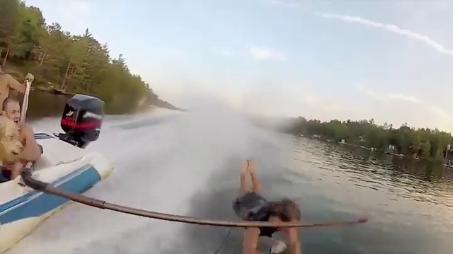 Video Reference: Surface water sports, Waterskiing, Wakeboarding, Towed water sport, Boardsport, Water, Water sport, Recreation, Boats and boating--Equipment and supplies, Waterway