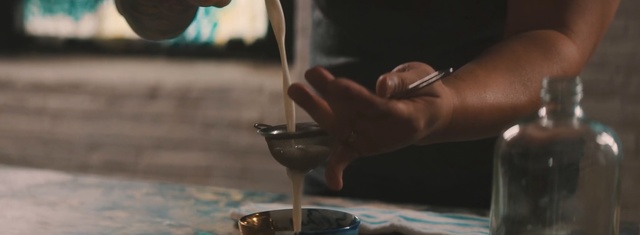 Video Reference: drink, water, alcoholic beverage, alcohol, glass, hand, bottle, glass bottle, distilled beverage, liqueur