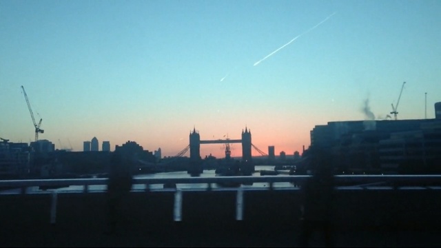 Video Reference: Sky, Urban area, Water, Cloud, City, Morning, Evening, Horizon, Metropolitan area, Skyline, Person