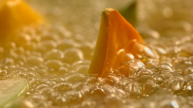 Video Reference: Water, Close-up, Macro photography, Orange, Photography, Plant, Food