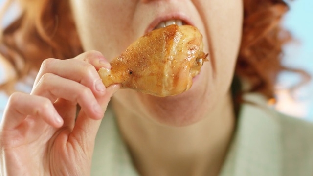 Video Reference: food, junk food, nail, eating, finger, lip