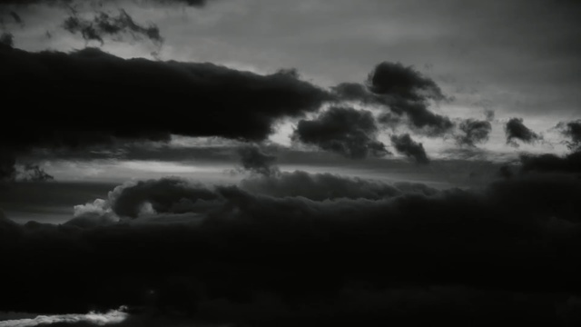 Video Reference: sky, black and white, monochrome photography, atmosphere, cloud, horizon, sea, water, photography, darkness