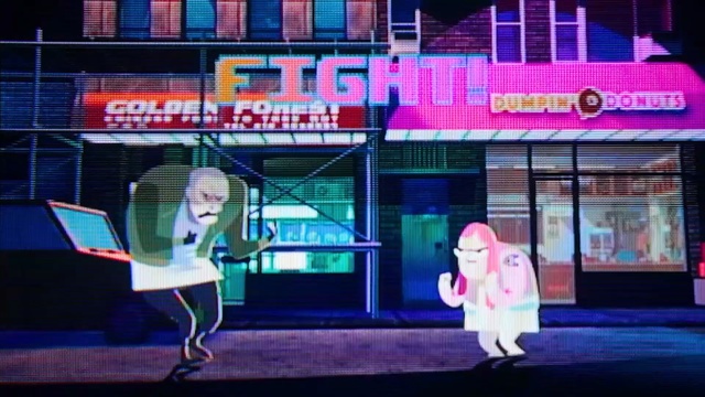 Video Reference: game, fight, animation, donut, motion , Person