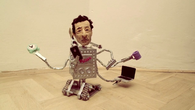 Video Reference: toy, art, Person