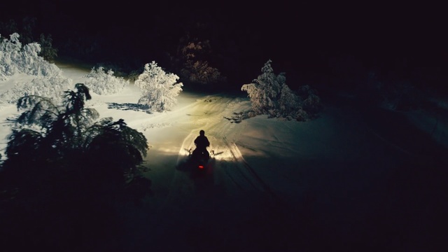 Video Reference: sky, darkness, atmosphere, light, geological phenomenon, night, screenshot, computer wallpaper, landscape, midnight, Person