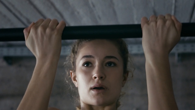Video Reference: forehead, girl, muscle, neck, Person