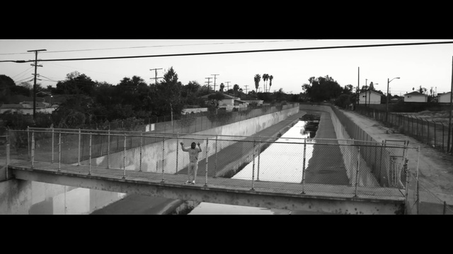 Video Reference: black, bridge, black and white, monochrome photography, water, transport, track, reflection, structure, sky