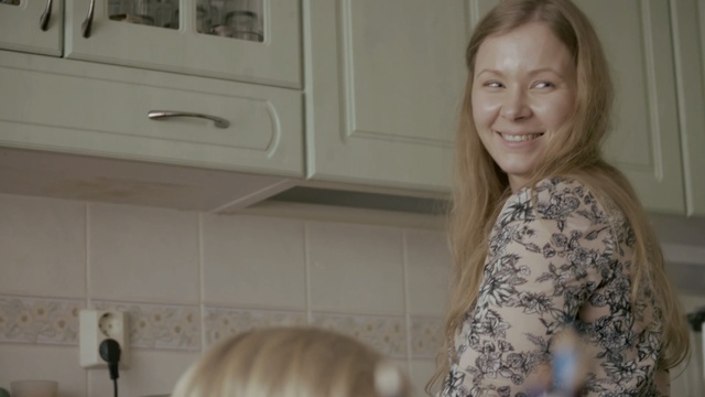 Video Reference: Hair, Blond, Room, Smile, Long hair, Person
