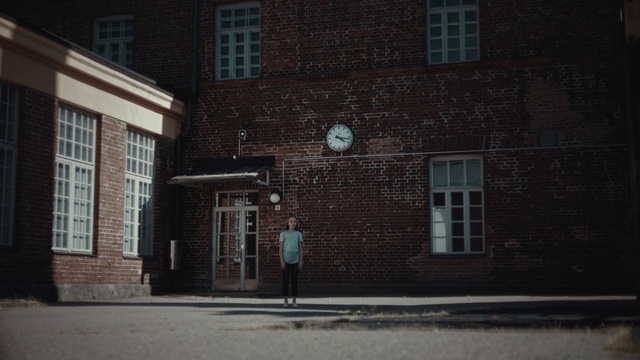 Video Reference: Architecture, Building, Wall, Urban area, House, Brick, Night, Street, Home, Facade