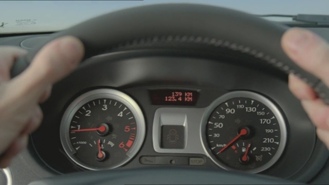 Video Reference: car, vehicle, motor vehicle, gauge, family car, speedometer, automotive design, tachometer, hardware, odometer