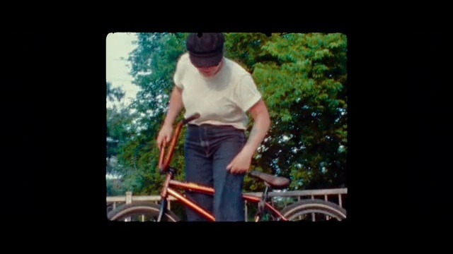 Video Reference: Bicycle, Wheel, Tire, Bicycle frame, Bicycle handlebar, Bicycles--Equipment and supplies, Bicycle tire, Bicycle wheel, Hat, Bicycle accessory