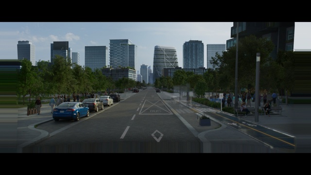 Video Reference: Road, Metropolitan area, City, Urban area, Lane, Metropolis, Downtown, Highway, Freeway, Cityscape