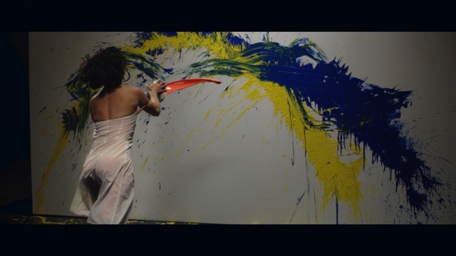 Video Reference: Yellow, Wall, Painting, Art, Visual arts, Mural, Paint, Graphics, Drawing, Illustration