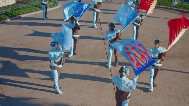 Video Reference: Marching band, Majorette (dancer), Marching, Musician, Musical ensemble, Recreation, Parade