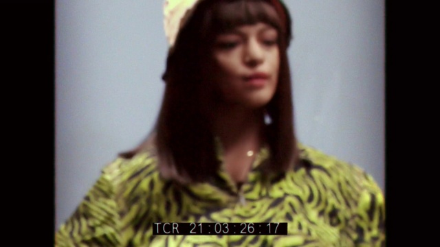 Video Reference: Smile, Mouth, Eyelash, Jaw, Neck, Sleeve, Flash photography, Cool, Layered hair, Black hair