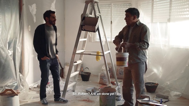 Video Reference: Design, Room, Ladder, Interior design, Visual arts, Floor, Person