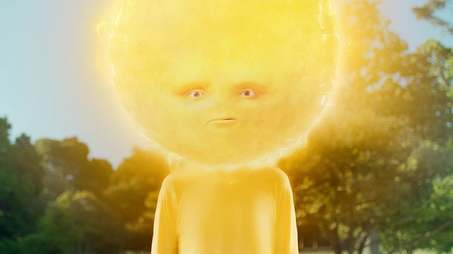 Video Reference: Yellow, Head, Skin, Sunlight, Close-up, Sky, Macro photography, Smile, Photography, Child