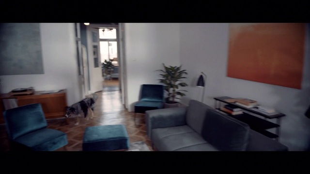 Video Reference: Room, Property, Living room, Furniture, House, Building, Interior design, Couch, Floor, Table