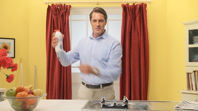 Video Reference: cook, room, interior design, window, curtain, cuisine, food, window treatment, window covering, Person