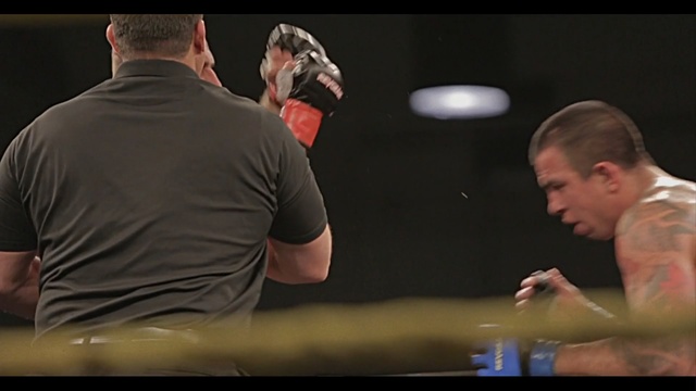 Video Reference: muscle, indoor games and sports, arm, official, championship, aggression