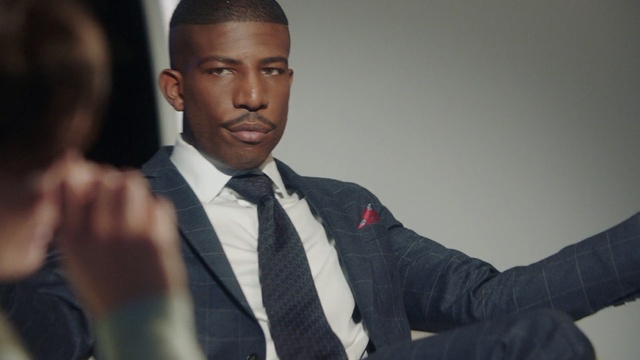 Video Reference: suit, gentleman, white collar worker, formal wear, necktie, businessperson, Person