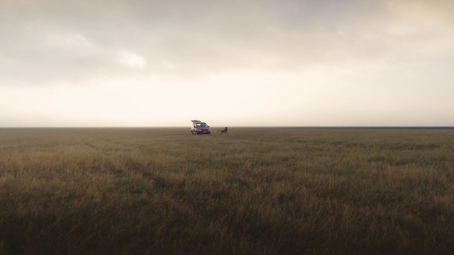 Video Reference: Plain, Grassland, Steppe, Natural environment, Prairie, Field, Ecoregion, Atmospheric phenomenon, Horizon, Sky