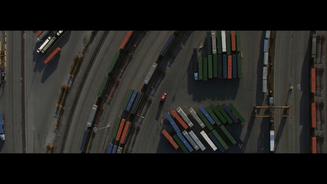 Video Reference: line, screenshot, metropolis, darkness, symmetry, space, Person