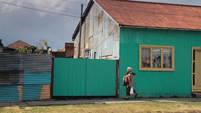 Video Reference: Blue, Green, Turquoise, Property, House, Shed, Home, Building, Roof, Rural area