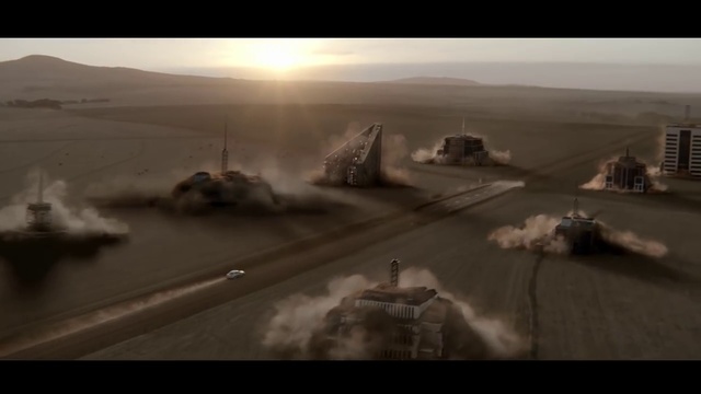 Video Reference: Atmospheric phenomenon, Mode of transport, Landscape, Vehicle, Sky, Horizon, Road, Photography, Combat vehicle, Pc game