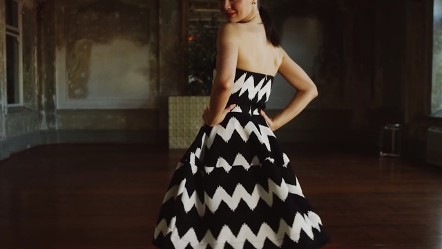 Video Reference: dress, fashion model, gown, shoulder, cocktail dress, fashion, haute couture, photo shoot, girl, fashion design