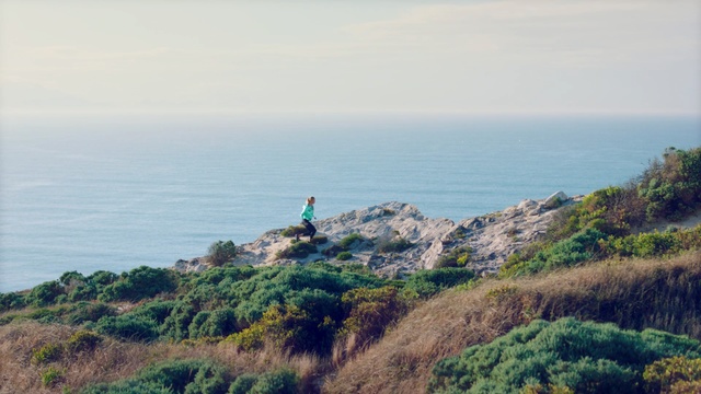 Video Reference: coast, sea, headland, sky, promontory, coastal and oceanic landforms, shore, ocean, cape, terrain