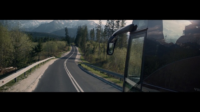 Video Reference: road, car, sky, lane, tree, infrastructure, mode of transport, transport, highway, road trip