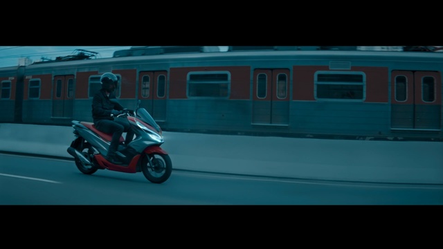 Video Reference: Vehicle, Mode of transport, Automotive design, Scooter, Car, Automotive exterior, Motorcycle, Person